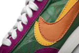 Sacai x Nike LDWaffle GreenPinkOrange BV0073-301