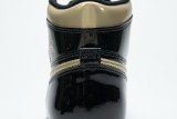XP     Air Jordan 1 High OG Patent Black Metallic Gold  555088-032