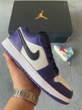 Air Jordan 1 Low Court Purple    553558-500