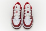 Air Jordan 1 Low Sport Red  553558-611
