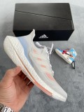 adidas Ultra Boost 21 White Pink  7.0   FY0396