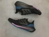 adidas Ultra Boost 21 Black Blue  7.0  FZ1921