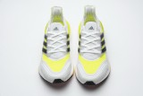 adidas Ultra Boost 2021 White Yellow Black 7.0  FY0377