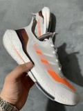adidas Ultra Boost 21 Dash Grey Screaming Orange  7.0   FY0375