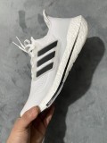 adidas Ultra Boost 21 White Black   FY0837