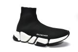 Ba***ci*ga Speed 2.0 Sneaker Black White  B33