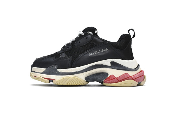 Ba***ci*ga Triple S Black Red  533882 W0901 1000