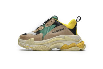 Ba***ci*ga Triple S Green Yellow  483513 W06E3 7070