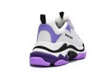 Ba***ci*ga Triple S White Pink Purple  524039 W09OH 9688