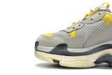 Ba***ci*ga Triple S Grey Yellow  524037 W0E1 9000