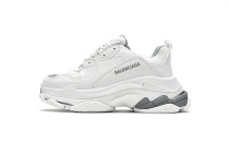 Ba***ci*ga Triple S White Silver  524039 W2FS4 1200