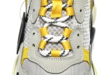 Ba***ci*ga Triple S Grey Yellow  524037 W0E1 9000