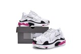 Ba***ci*ga Triple S Letter White Rose Red   524039 W2FA4 9155