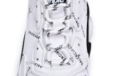 Ba***ci*ga Triple S Letter White Rose Red   524039 W2FA4 9155