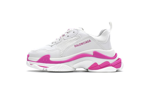 Ba***ci*ga Triple S White Peach Red   536737 W2CA3 3890