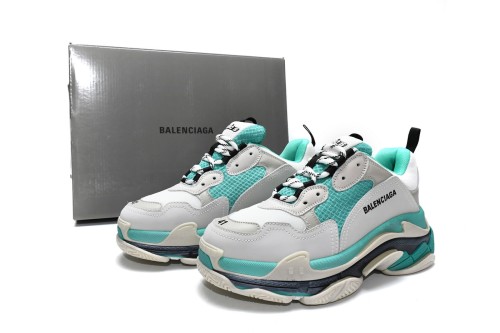 Ba***ci*ga Triple S Mint Green   524039 W09E1 9878