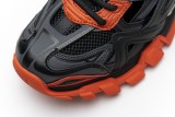 Ba***ci*ga Track 2 Sneaker Dark Grey Orange   570391 W2GN1 2002