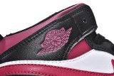 KID shoes Air Jordan 1 Mid PS Red Black Toe  AR6352-100