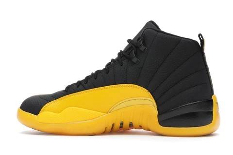 Jordan 12 Retro Black University Gold   130690-070