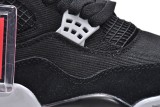 Air Jordan 4 Retro Black Canvas  DH7138-006