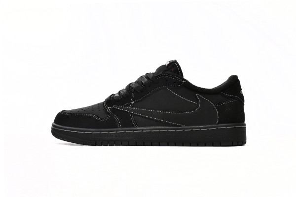 (Free shipping )Travis Scott x Air Jordan 1 Low OG Black Phantom  DM7866-001