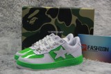 A Bathing Ape Bape Sta  white light green