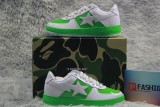 A Bathing Ape Bape Sta  white light green