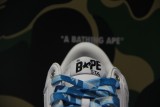 A Bathing Ape Bape Sta LowABC Camo White Blue  1I70191005-BLU/1I70291004-BLU