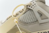 OFF White x Air Jordan 4 Sail CV9388-100