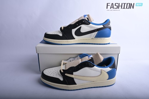 Travis Scott x Fragment Design x Air Jordan 1 Low DM7866-140