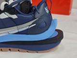 Sacai x Nike VaporWaffle Sesame and Black Blue Silver  DD1875-700