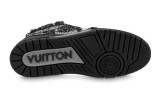 L*s V*n Skate Trainer Black Swarovski Monogran  1ABMHV