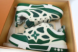 L*IS V*N Skate Sneaker Green White 1AC520