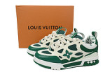 L*IS V*N Skate Sneaker Green White 1AC520