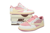 Travis Scott x Air Jordan 1 Low OG White Pink DM7866-600