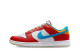 Nike Dunk Low White, red And Blue DH8009-600 (DKLBIS）