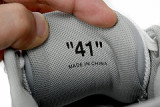 OFF-WHITE Out Of Office OOO Low Tops Grey White OMIA189S22LEA0010109