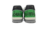 LO**S VU**TON LV Trainer Monogram strap Black White Green 1AC50F