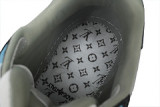 LO**S VU**TON LV Trainer Blue Grey Black  1AC510