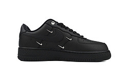 Nike Air Force 1 Low Black Silver Mini Swoosh HQ1180-001