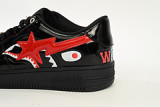 A Bathing Ape Bape Sta Low Shark Black 1H30-191-012-BLK