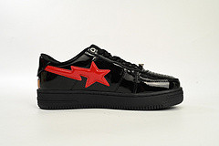 A Bathing Ape Bape Sta Low Shark Black 1H30-191-012-BLK