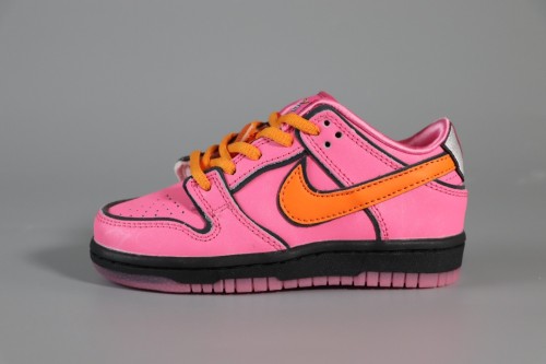 KID shoes The Powerpuff Girls x Nike SB Dunk Low “Blossom” FD2631-600