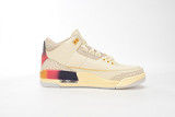 J Balvin x Air Jordan 3 White Blue Red FN0344-901