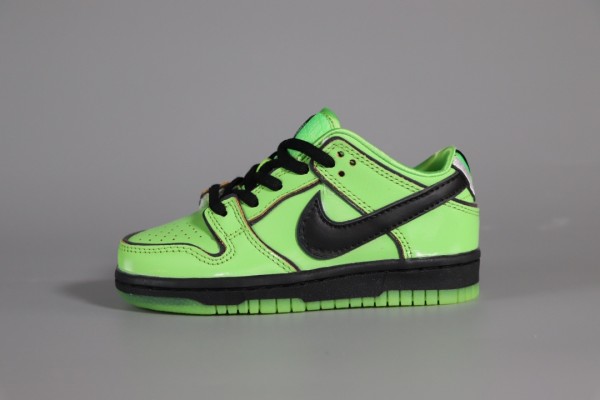 KID shoes The Powerpuff Girls x Nike SB Dunk Low “Buttercup” FZ8319-300