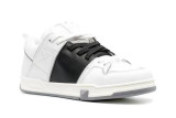 Va*no Garavani Open Skate Calfskin/Fabric White Black Grey  1Y2S0F89YPB6TV