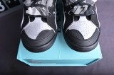 Lanvin Curb Sneaker Black Grey FM-SKRK11-REFL-P2210
