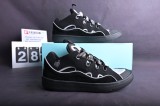 Lanvin Curb Sneaker Black Grey FM-SKRK11-REFL-P2210