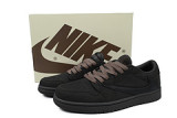 Jordan 1 Retro Low OG SP Travis Scott Velvet Brown  Style DM7866-202