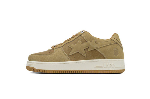 A Bathing Ape Bape Sta Beige Suede 1H70-191-004